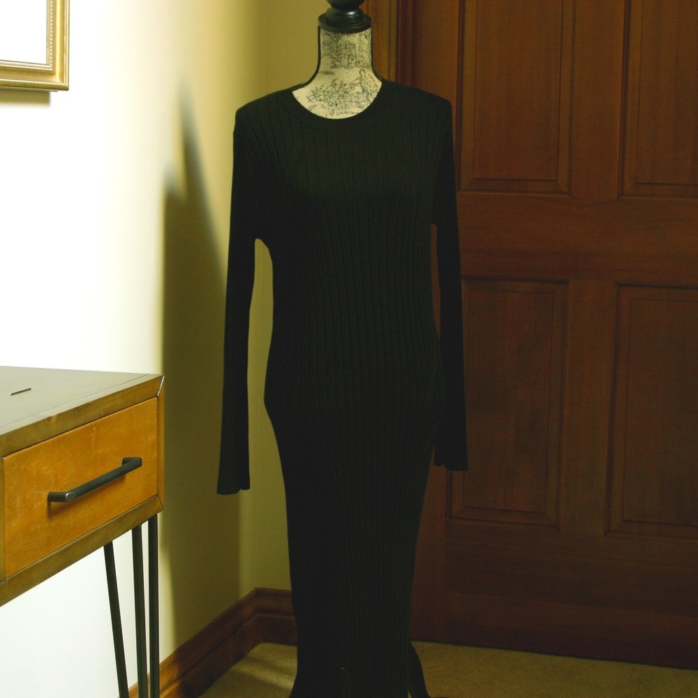 Cable Knit Sweater Dress